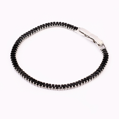 Luxelink 3MM Black Non Tarnish Iced Out Tennis Bracelet