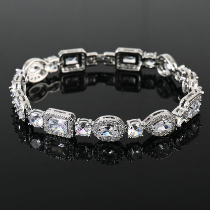 LuxeLink Classic 5MM Iced Out Bling Tennis Bracelet