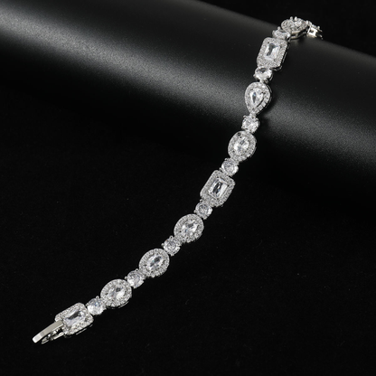 LuxeLink Classic 5MM Iced Out Bling Tennis Bracelet