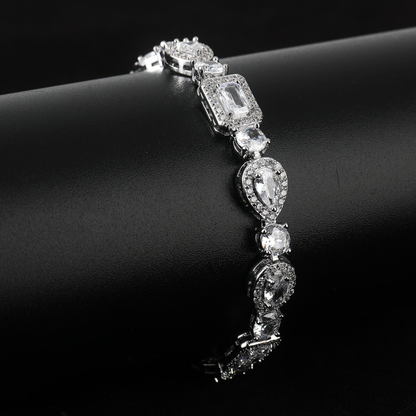 LuxeLink Classic 5MM Iced Out Bling Tennis Bracelet