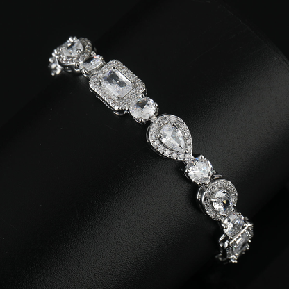 LuxeLink Classic 5MM Iced Out Bling Tennis Bracelet